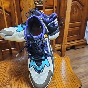 adidas Blue and Purple Athletic Shoes